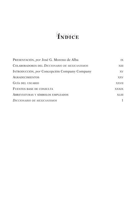 diccionario de mexicanismos - Academia Mexicana de la Lengua