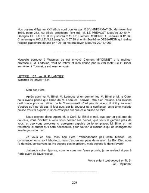 Lettres de Clément Myionnet