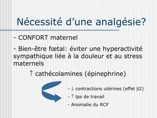 « Update » en Anesthésie-Analgésie Obstétricale - EIUA