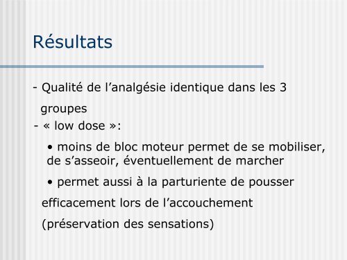 « Update » en Anesthésie-Analgésie Obstétricale - EIUA