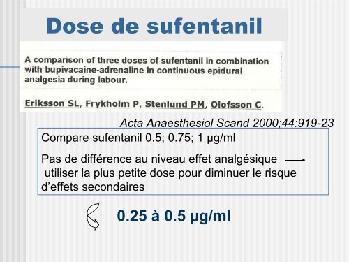 « Update » en Anesthésie-Analgésie Obstétricale - EIUA