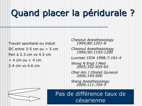 « Update » en Anesthésie-Analgésie Obstétricale - EIUA