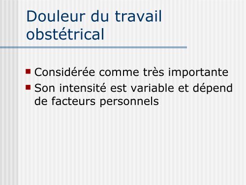 « Update » en Anesthésie-Analgésie Obstétricale - EIUA