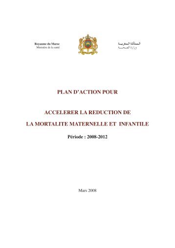 plan d'action poUR accElERER la REdUction dE la moRtalitE - DHSA