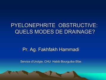 Pyélonéphrite obstructive