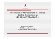 Obsolescence Management of Station Control Computers at ... - IAEA