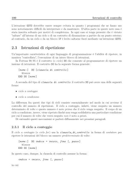 Il Linguaggio Fortran 90/95