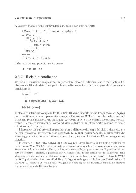 Il Linguaggio Fortran 90/95