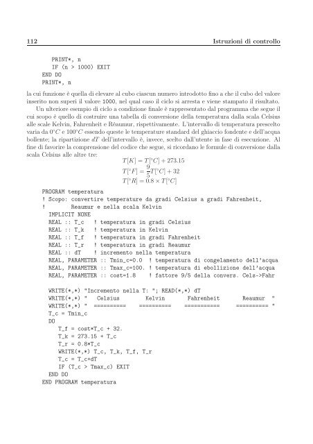 Il Linguaggio Fortran 90/95