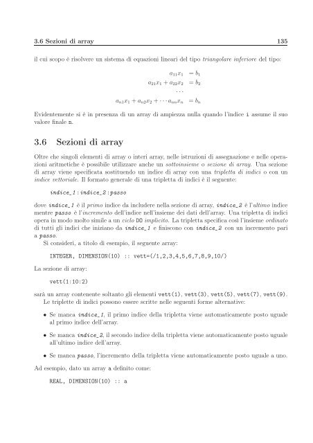 Il Linguaggio Fortran 90/95