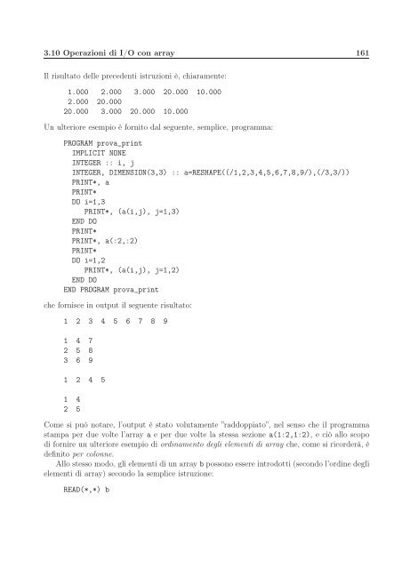 Il Linguaggio Fortran 90/95