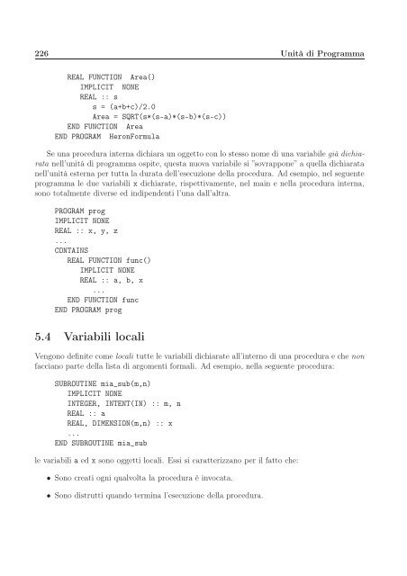 Il Linguaggio Fortran 90/95