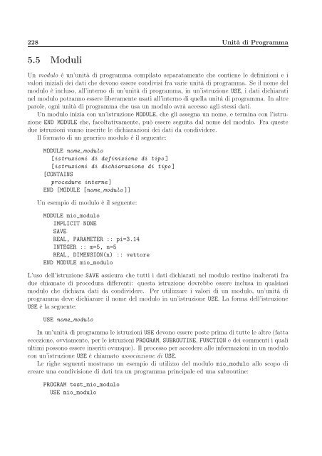 Il Linguaggio Fortran 90/95