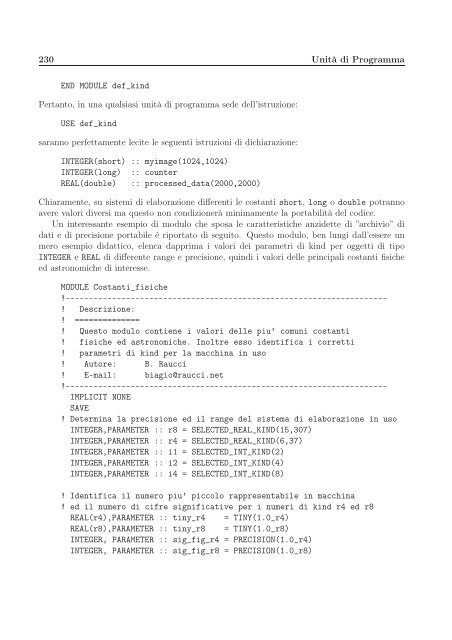 Il Linguaggio Fortran 90/95