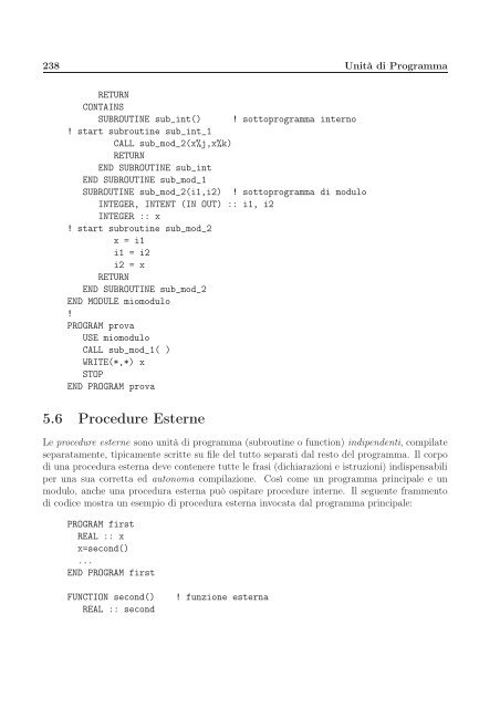 Il Linguaggio Fortran 90/95