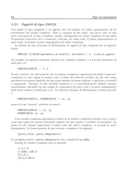 Il Linguaggio Fortran 90/95