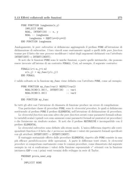 Il Linguaggio Fortran 90/95