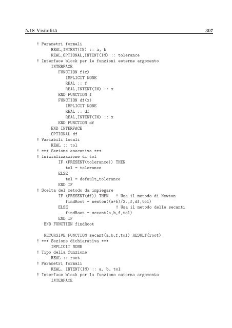 Il Linguaggio Fortran 90/95