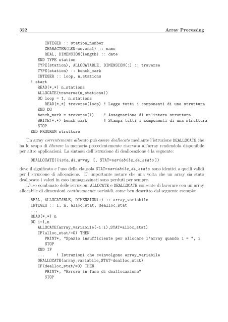 Il Linguaggio Fortran 90/95