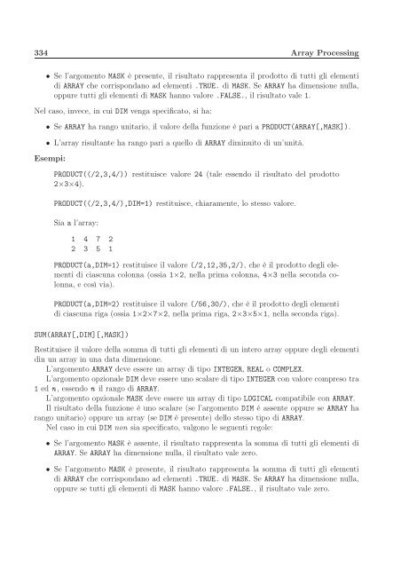 Il Linguaggio Fortran 90/95