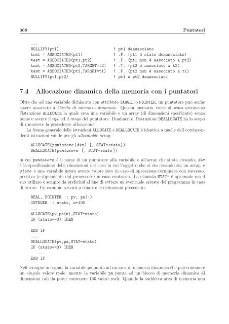 Il Linguaggio Fortran 90/95