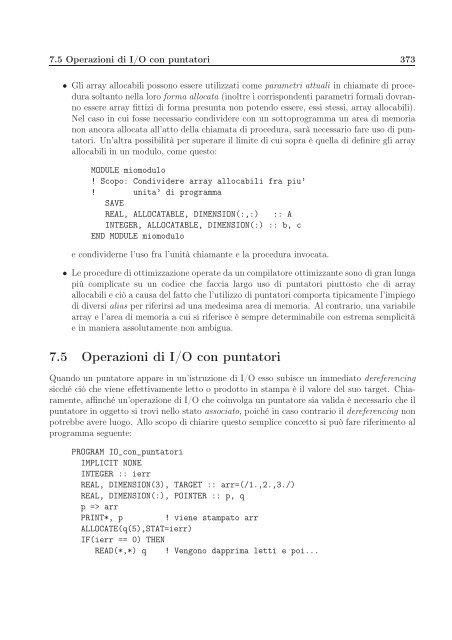 Il Linguaggio Fortran 90/95