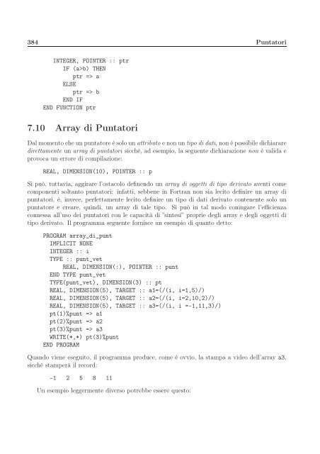 Il Linguaggio Fortran 90/95