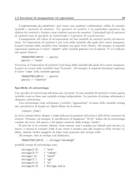 Il Linguaggio Fortran 90/95