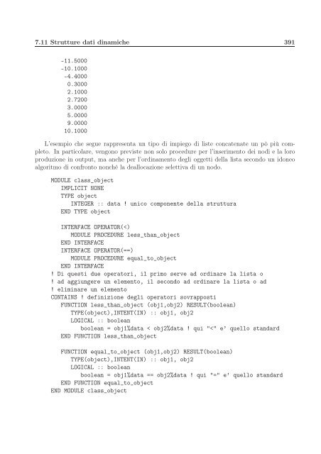 Il Linguaggio Fortran 90/95