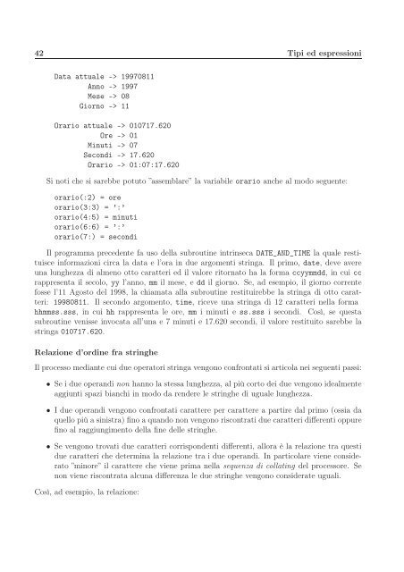 Il Linguaggio Fortran 90/95