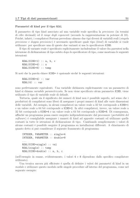 Il Linguaggio Fortran 90/95