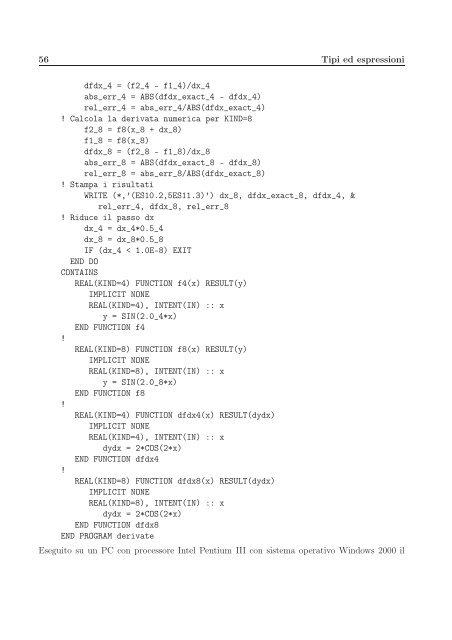 Il Linguaggio Fortran 90/95