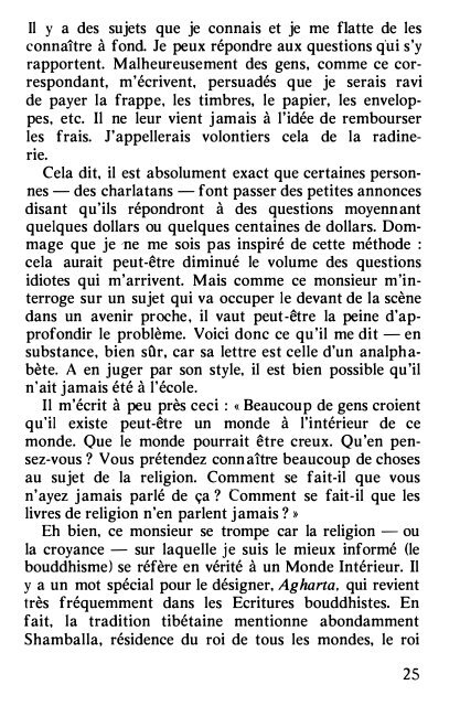 Le vieil avion gris s'éleva en douceur dans le ciel ... - Lobsang Rampa