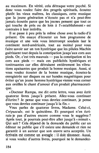 Le vieil avion gris s'éleva en douceur dans le ciel ... - Lobsang Rampa