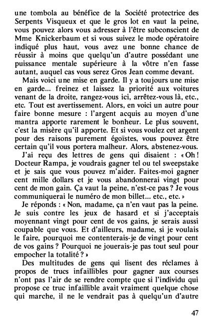 Le vieil avion gris s'éleva en douceur dans le ciel ... - Lobsang Rampa