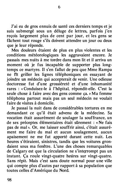 Le vieil avion gris s'éleva en douceur dans le ciel ... - Lobsang Rampa