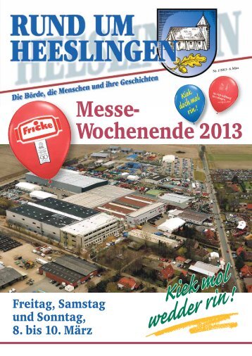 "Rund um Heeslingen" Nr. 1/2013 - Samtgemeinde Zeven