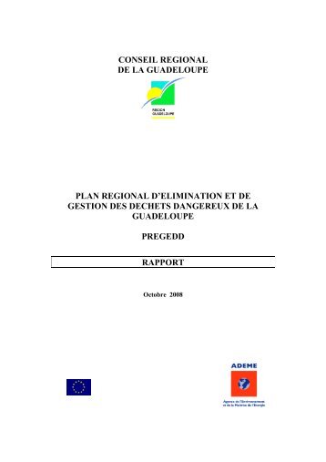 Rapport - Conseil Régional de Guadeloupe