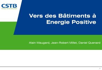 Energie Positive - CSTB