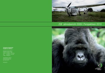 Annual Report 2010 - Zoologische Gesellschaft Frankfurt