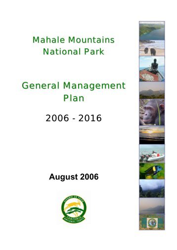 Mahale Mountains National Park General Management Plan 2006