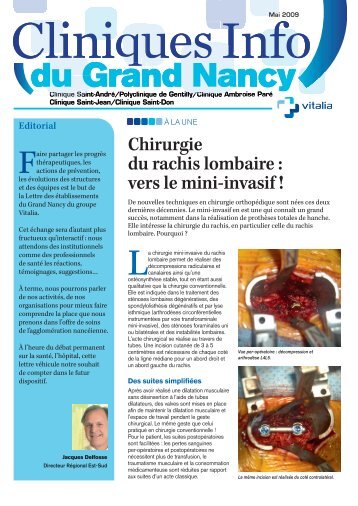 Clinique Info du Grand Nancy - Vitalia