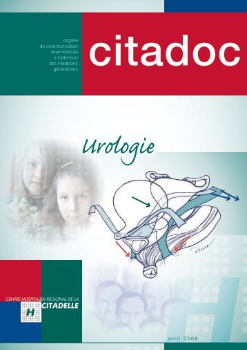 citadoc urologie avril 2008 - Centre hospitalier régional de la Citadelle