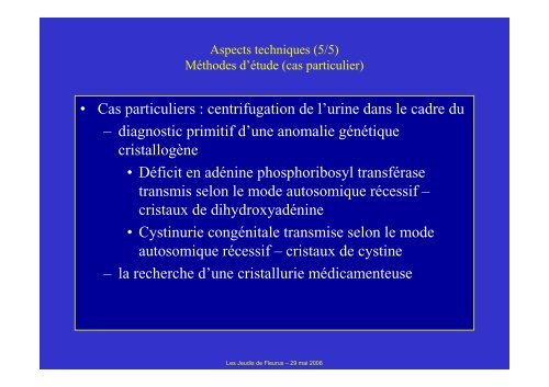 Caractéristiques biologiques et signification clinique - Les Jeudis de ...