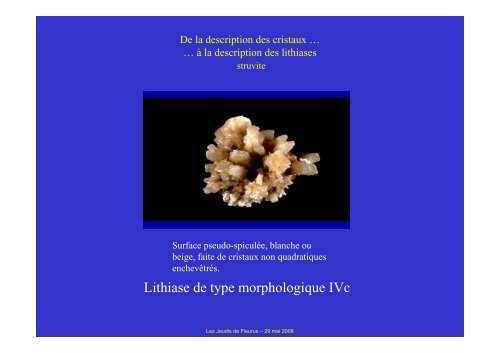 Caractéristiques biologiques et signification clinique - Les Jeudis de ...