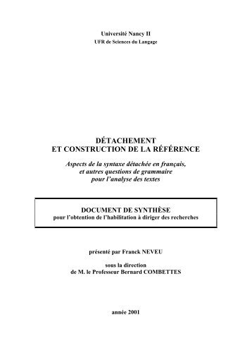 Télécharger le document - Franck Neveu Accueil