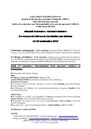 Programme - Institut National d'Histoire de l'Art