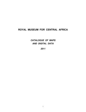 DIGITAL Products - Royal Museum for Central Africa