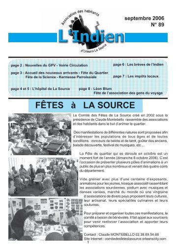 Indien 89 pmd - Collectif interassociatif de la Source