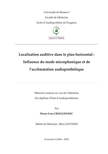 Texte mémoire localisation azimutale - Association humanitaire de ...